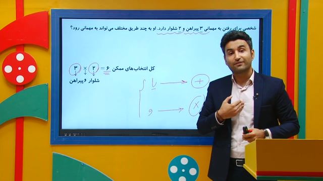 تدریس اصل ضرب و جمع در ریاضی دهم از علی هاشمی
