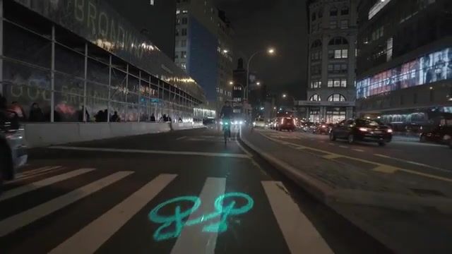 ویدیوی سیستم لیزری هشدار دهنده دوچرخه‌های Citi Bike