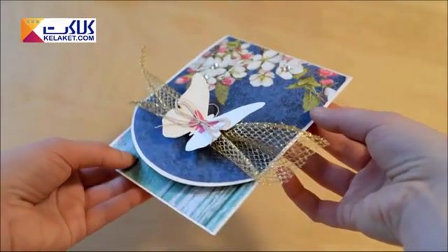 یک ایده جالب و ساده برای ساختن کارت پستالی شایسته برای هدیه دادن به عزیزان 