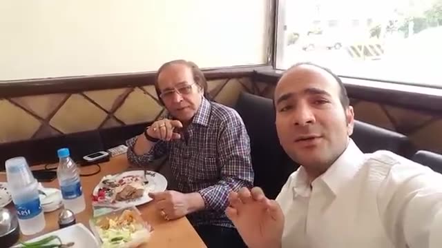 ‫در کنار ایرج مهدیان - هنرمند با سابقه و نوستالژی ایران‬‎