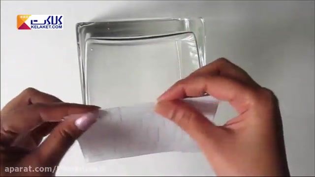 آموزش هنر ویترای: با استفاده از یک ظرف شیشه ای یک جاشمعی خلاقانه و شیک بسازید