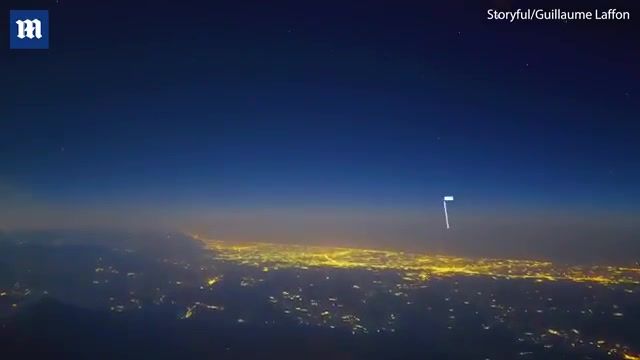 نمایش ویدیوی دیدنی یک خلبان فرانسوی از پرواز بر آسمان ایران