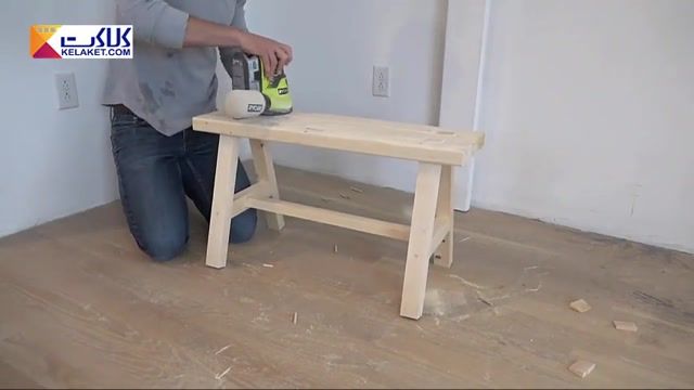 آموزش درست کردن نیمکت چوبی 