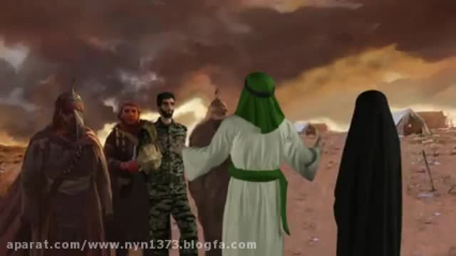 انیمیشن وصال عاشورایی شهید حججی و امام حسین علیه السلام / جدید منتشر شد HD