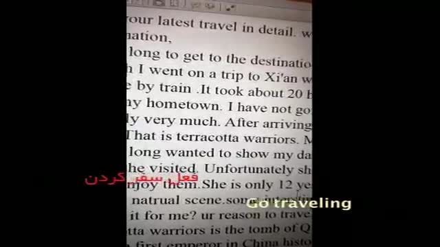 آموزش زبان انگلیسی-سفر کردن|go traveling‪-‬go on a trip‪-‬journey 