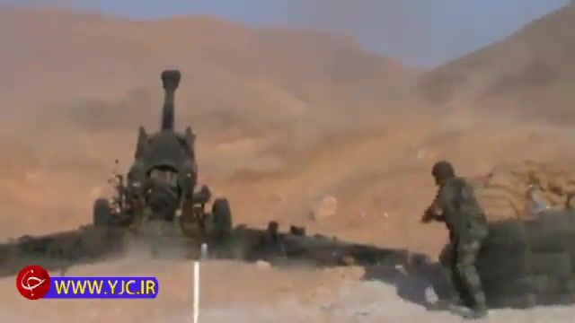 نابودی داعشی‌ها با موشک‌های هلی کوپتر نیروهای نظامی لبنان