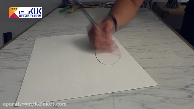 آموزش نقاشی سه بعدی: کشیدن گوی به شکل 3بعدی