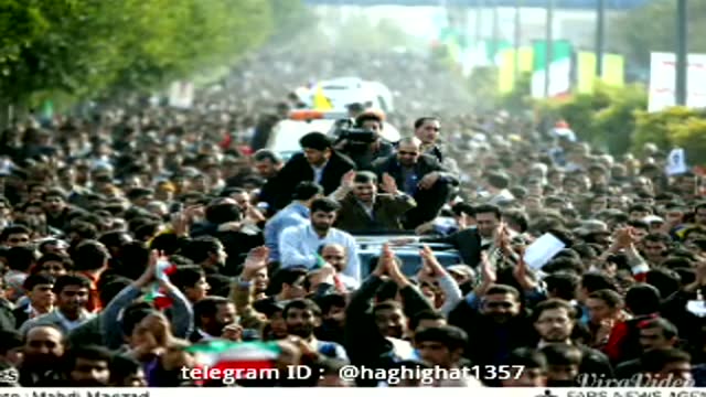 استقبال باشکوه مردم لبنان و استانهای ایران از احمدی نژاد