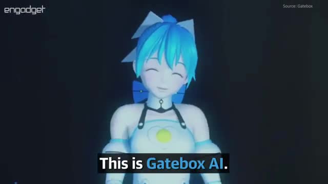 gatebox ai یک دستیار مجازی جذاب