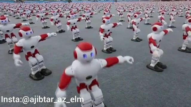 ورزش و رقص ربات ها و شکستن رکورد گینس!