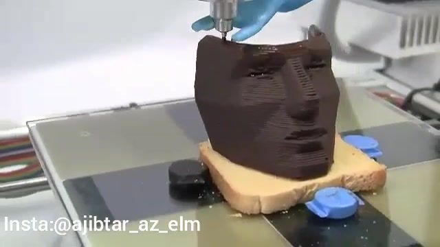 پارت اول - استفاده از شکلات در دستگاه چاپ پرینتر سه بعدی