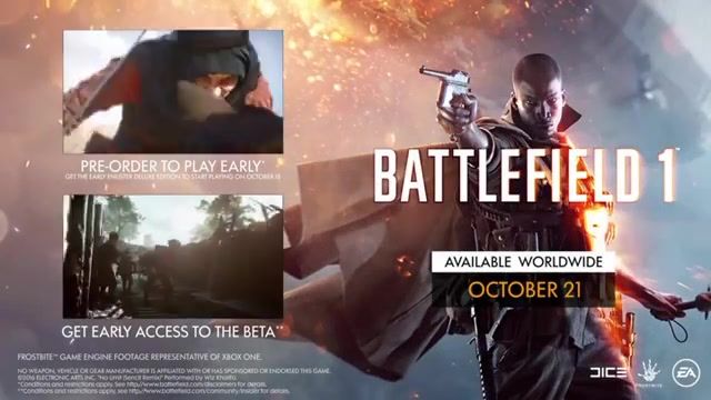 پخش تریلر بازی Battlefield 1 در کنفرانس EA نظر همه را به خود جلب کرد