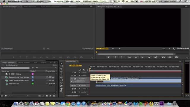 آموزش "Adobe Premiere Pro CS6" قسمت چهارم