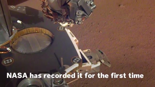 این نخستین صدای مریخ است که انسان می شنود !!!