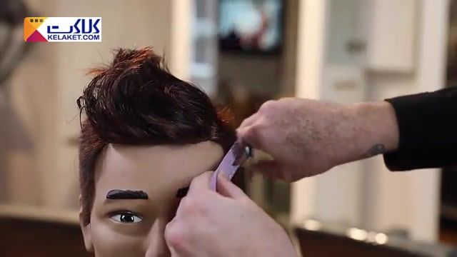 آموزش کوتاه کردن موی مردانه: مدلی برای پسران جوان