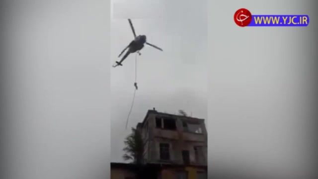 سقوط سرباز از روی هلیکوپتر به دلیل اشتباه خلبان