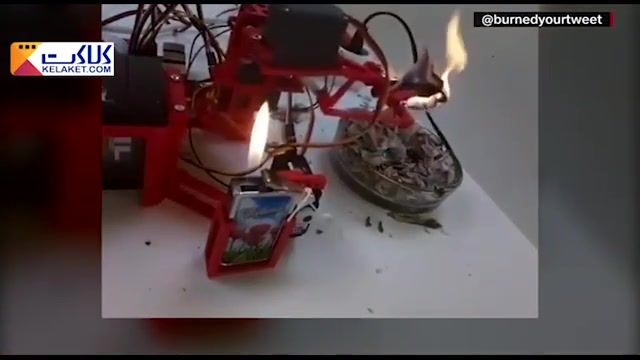 طراحی ربات برای سوزاندن توییت های ترامپ !!!