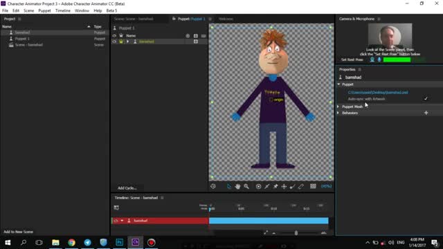 ‫6- قسمت ششم- تنظیمات تخصصی - آموزش Adobe Character Animator - سعید طوفانی‬‎