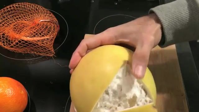 How To Eat Pomelo - معرفی و آموزش خوردن میوه پاملو یا دارابی