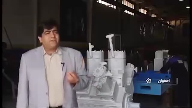 Iran made industrial heavy duty high-pressure compressors کمپرسور صنعتی فشار بالا ساخت اصفهان ایران