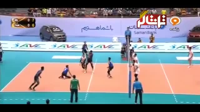 ‫تماشاگر //  خلاصه والیبال ایران 3 - 0 تایلند‬‎