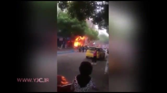 انفجاری مهیب در یک رستوران چینی به علت نشت گاز