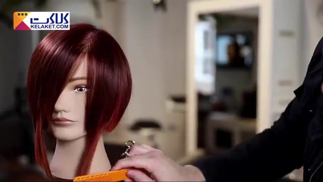 آموزش کوتاه کردن مو برای خانم هایی که میخواهند فقط جلوی موهایشان بلند باشد