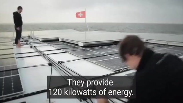 ساخت قایق با بهره گیری تمام از انرژی خورشیدی ,خدمتی بزرگ به فناوری سوخت پاک!!