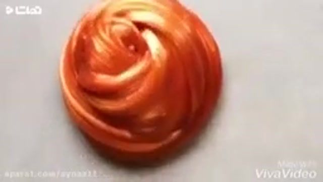 اسلایم متالیکی نارنجی 