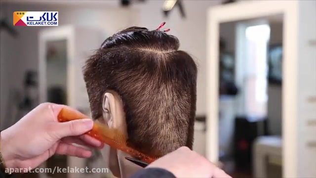 آموزش کوتاه کردن موهای مردانه با مد روز و  مخصوص افراد جوان 