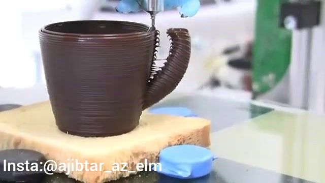 پارت دوم - استفاده از شکلات در دستگاه چاپ پرینتر سه بعدی