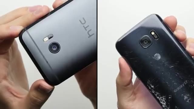 رقابت سامسونگ گلکسی S7 و HTC 10 در تست سقوط و موفقیت HTC 