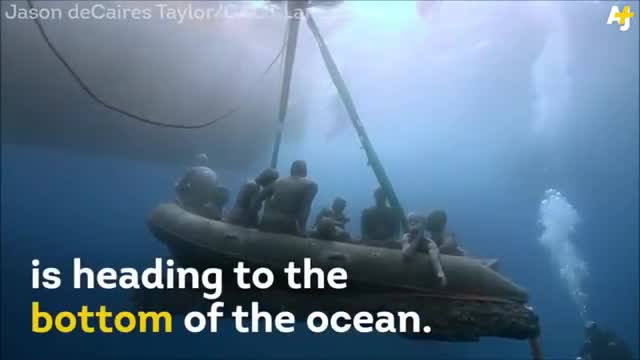 ‫اولین موزه‌ زیر آب اروپا در لانزروته یکی از هفت جزیره قناری‬‎