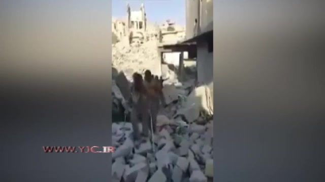 فیلمی از تسلیم شدن تروریست‌های داعش در موصل