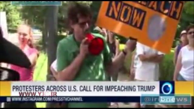 تظاهرات شهروندان آمریکایی خواستار استیضاح ترامپ