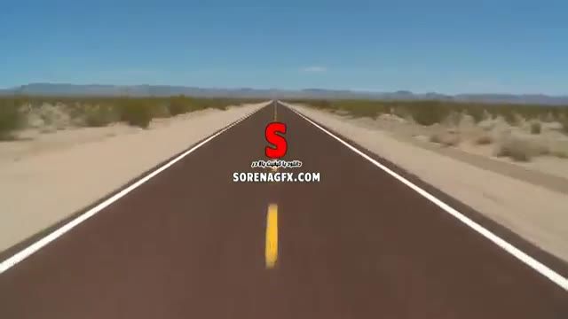 ‫دانلود فوتیج حرکت سریع ماشین در جاده‬‎
