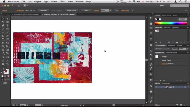 39- تبدیل عکسهای راستر به وکتور در Adobe Illustrator