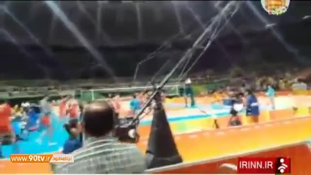 ‫مصاحبه بازیکنان والیبال ایران پس از پیروزی مقابل مصر‬‎