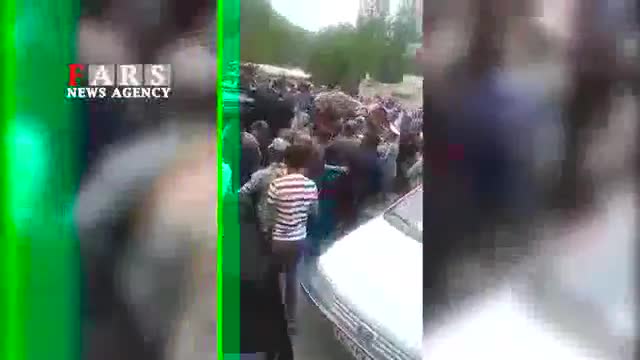 ‫فیلم حمله  معدنچیان معدن یورت به خودرو حامل حسن روحانی / امروز‬‎