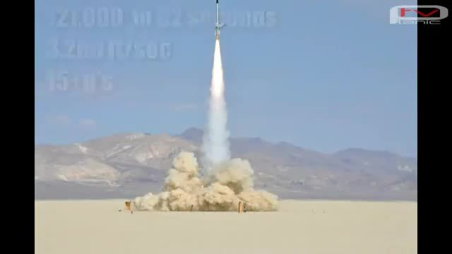 ‫ساخت موشک دست ساز  و پرتاب آن به فضا‬‎