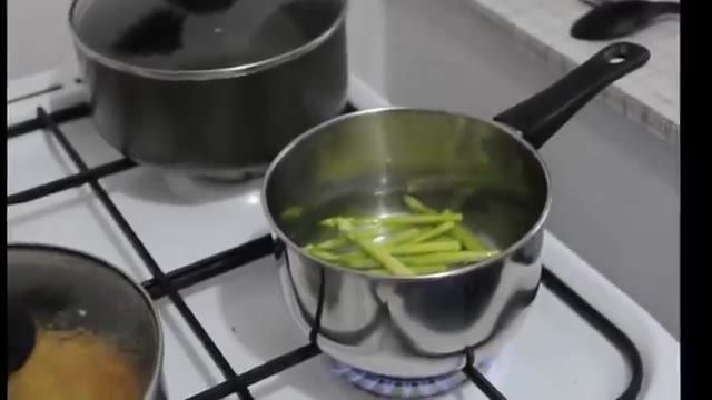 How To Make Steak With Grilled Asparagus - آموزش درست کردن استیک با مارچوبه و سیب زمینی تنوری