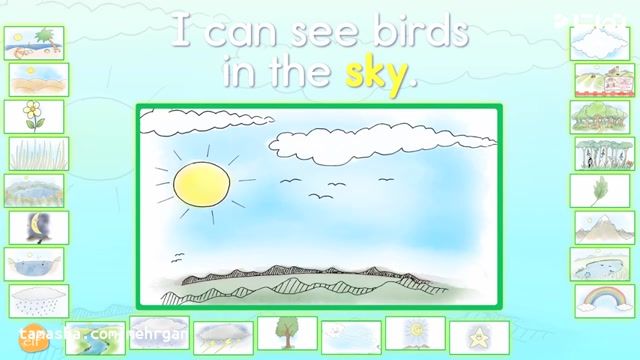 یاد دادن زبان انگلیسی با دیدن تصویر برای کودکان 