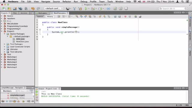 12- درست کردن متود با پارامترها در جاوا Java