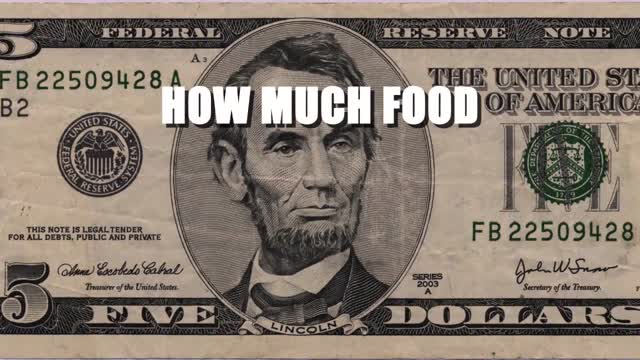 با 5 دلار در کشورهای جهان چه مواد غذایی می‌توان خرید؟