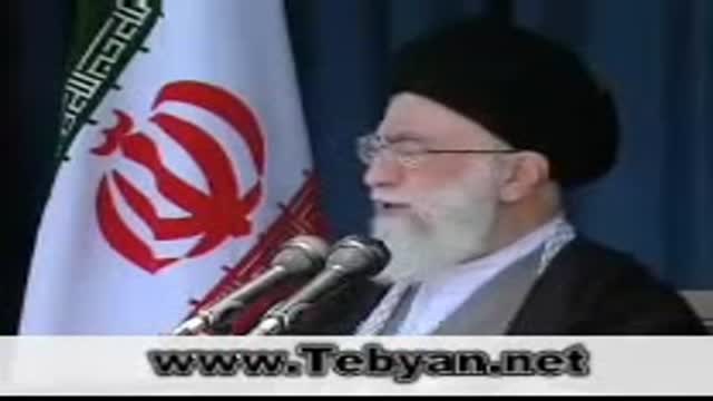 بیانات رهبری در جمع مردم بیجار قسمت اول