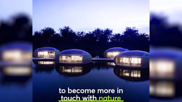 ایده جالب ساخت خانه شناور روی آب و استفاده از انرژی خورشیدی!!