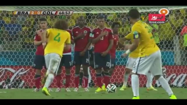 گلهای برزیل و کلمبیا - brazil vs colombia