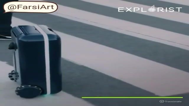 ساخت چمدانی رباتیک که خودش دنبالتون راه میافته
