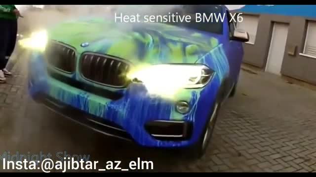 اتومبیل هایی که با دمای  آب تغییر رنگ می‌دهند!