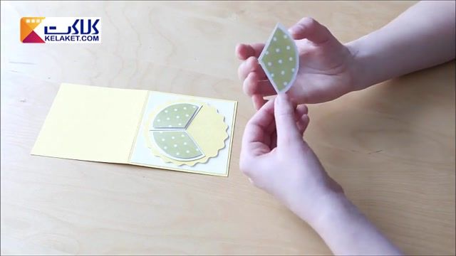 آموزش ساختن یک کارت پروانه ای بعنوان کارت پستال